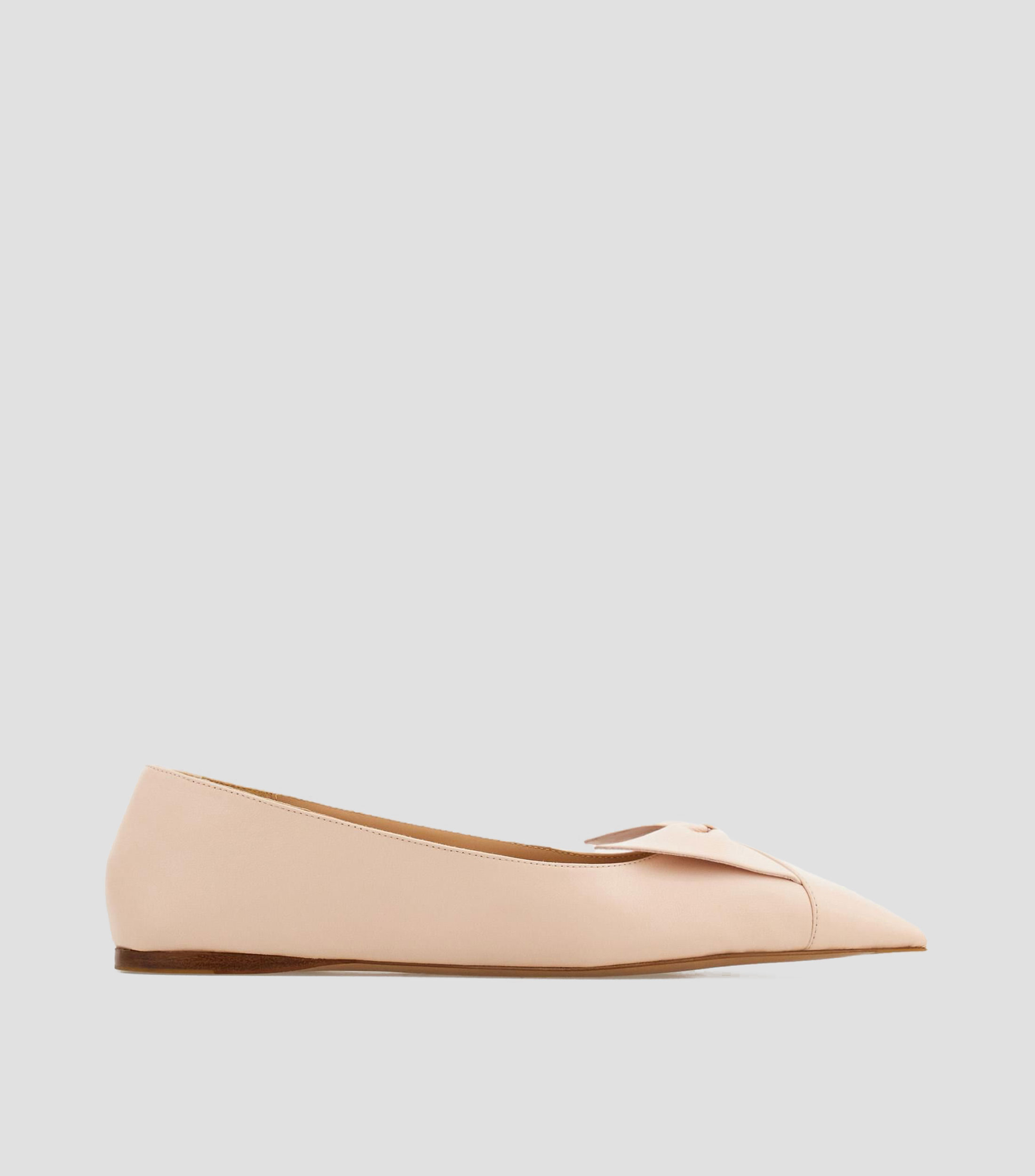 Flats soft con lazo Mujer